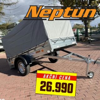 SUPER VÝHODNÝ SET SKLOPNÉHO PŘÍVĚSU NEPTUN PRAKTIK N7-236-PTW s vysokou plachtou za pouhých 26.990,- Kč včetně DPH....